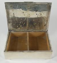 SILVER CIGARETTE BOX