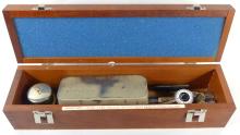 WOOD STORAGE BOX WITH OPISOMETER, ETC.