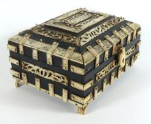 CARVED STORAGE BOX