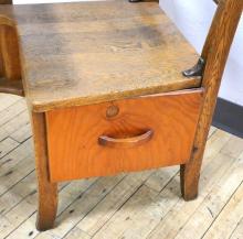 OAK DESK CIRCA 1900