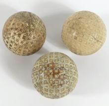 ANTIQUE GOLF BALLS AND TEES