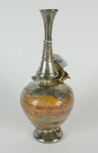 ISRAELI ART GLASS VASE