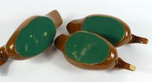 THREE CARVED DUCK DECOYS