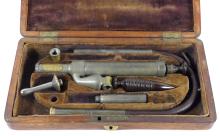 ANTIQUE PEWTER MEDICAL SET