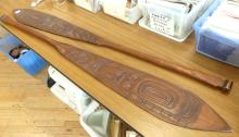 PAIR OF HAIDA PADDLES