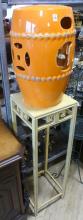 GARDEN SEAT AND PLANT STAND
