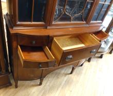 MAHOGANY CHINA CABINET