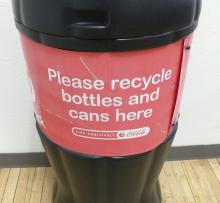 LARGE COCA-COLA BOTTLE DISPLAY