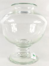 LARGE 19TH CENTURY GLASS LEECH JAR