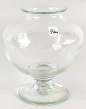 LARGE 19TH CENTURY GLASS LEECH JAR