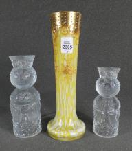 3 PIECES COLLECTOR GLASS