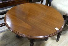 ANTIQUE LOW MAHOGANY SIDE TABLE