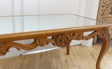 MIRRORED TOP COFFEE TABLE