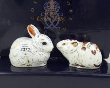 2 DERBY COLLECTOR'S GUILD PAPERWEIGHTS