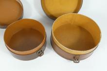 6 GENTLEMENS' LEATHER BOXES