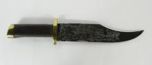 LARGE ENGRAVED BOWIE KNIFE