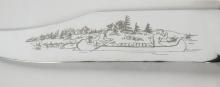 LARGE ENGRAVED BOWIE KNIFE