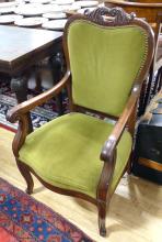 ANTIQUE MAHOGANY ARMCHAIR