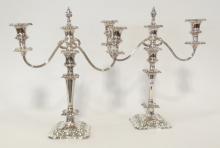 BIRKS REGENCY PLATE CANDELABRA