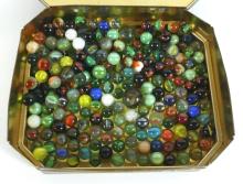 TIN OF MARBLES