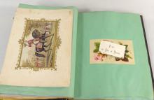 TWO VICTORIAN SCRAPBOOKS