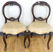 PAIR OF EARLY 19TH CENTURY SIDE CHAIRS