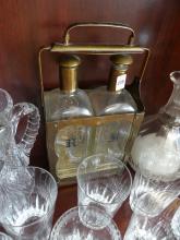 DECANTERS, PITCHER AND GLASSES