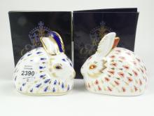 2 DERBY PAPERWEIGHTS