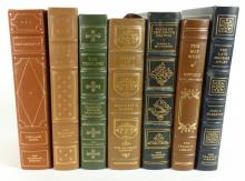 15 LEATHER-BOUND BOOKS