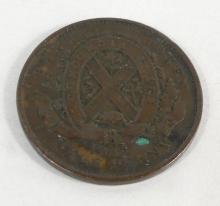 1837 CANADIAN "UN SOU"