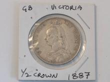 QUEEN VICTORIA HALF CROWN