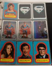 2 BINDERS OF 1970'S & 80'S "TELEVISION/MOVIE" CARDS AND STICKERS