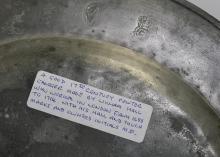 17TH CENTURY PEWTER CHARGER