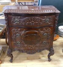DIMINUTIVE CARVED CHEST