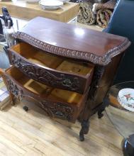 DIMINUTIVE CARVED CHEST