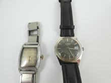 2 MEN'S WRISTWATCHES