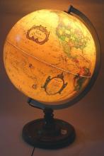 ILLUMINATED TERRESTRIAL GLOBE