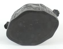 BLACK BASALT COVERED SUGAR BOWL