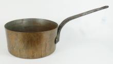 4 COPPER SAUCEPANS