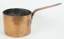 4 COPPER SAUCEPANS