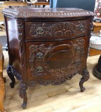 DIMINUTIVE CARVED CHEST