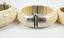 3 LARGE ANTIQUE/VINTAGE BRACELETS