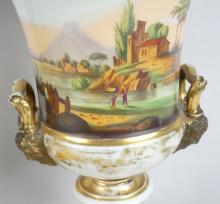 PAIR ANTIQUE URNS