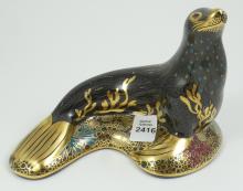 DERBY PAPERWEIGHT "SEA LION"