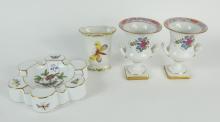 4 PIECES HEREND PORCELAIN