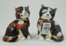 2 DERBY PAPERWEIGHTS