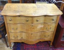 OAK DRESSER WITH MIRROR