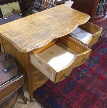 OAK DRESSER WITH MIRROR