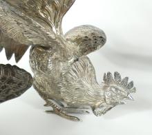 4 SILVERPLATED SCULPTURES