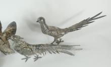 4 SILVERPLATED SCULPTURES